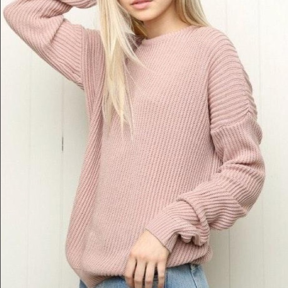 Brandy Melville Knit Blush Sweater